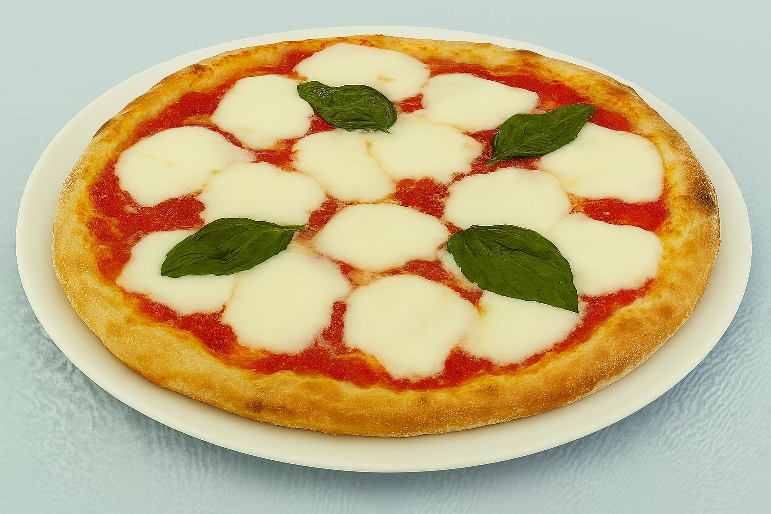 With Buffalo Mozzarella